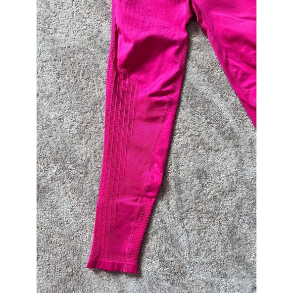 Fabletics Sync Seamless High Waisted Mesh 7/8 Hot Pink Leggings Womens Size S - Picture 5 of 9